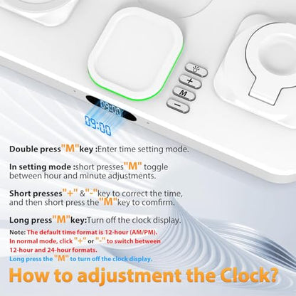 Wireless Charging Station for Apple Devices, Only for Apple Watch Charging - color: Cream