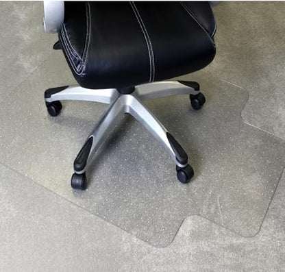 Marvelux Office Chair Mat for Low Pile Carpets 35.5" x 47", Clear Protector Mat for Chairs Under Desks, Rectangular with Lip, PVC Carpeted Floor Mat for Computer Desk Chair - size: Carpet - 35.5" x 47"