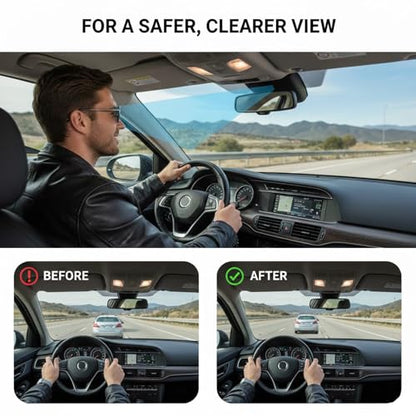 Seat Cushion for Car Truck Driver, Memory Foam Seat Cushion with Adjustable Strap,Ergonomic Lumbar/Back Support & Sciatica Relief for Long Drives, Orthopedic Cushion for Office Chair, Car, Semi Truck