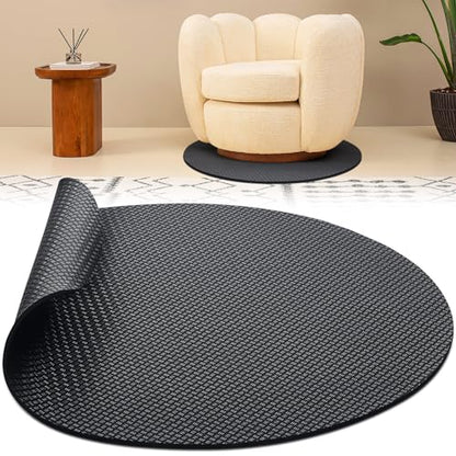 Double-Sided Non-Slip Recliner Pad for Hardwood Floors, Round