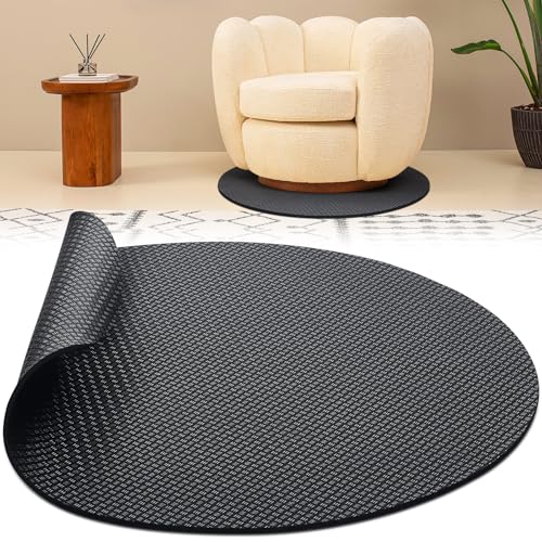 Double-Sided Non-Slip Recliner Pad for Hardwood Floors, Round