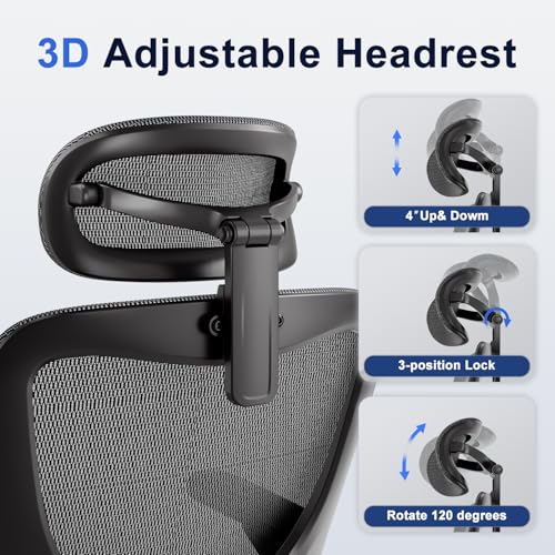 marrap Ergonomic Office Chair, Adjustable Lumbar Support