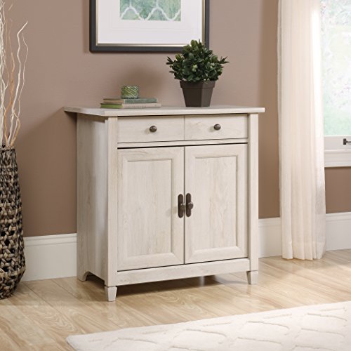 Sauder Edge Water Accent Storage Cabinet with Doors, Utility Cabinet, in Chalked Chestnut finish - color: Chalked Chestnut