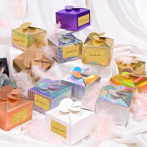 3x2 Inch Holographic Thermal Labels, Shiny Gold Thermal Sticker Labels, Rainbow Glitter Stickers for Price, Barcode, Mailing, Name, DIY Custom Logo Design, 200 pcs/1 Roll - color: Holographic Shiny Gold, size: 2*3 inch