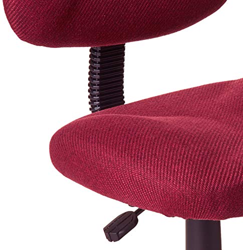 Boss Office Products B1615-BY Ergonomic Works Drafting Chair Without Arms, Burgundy, Mid-Back - color: Burgundy, style: No Arms
