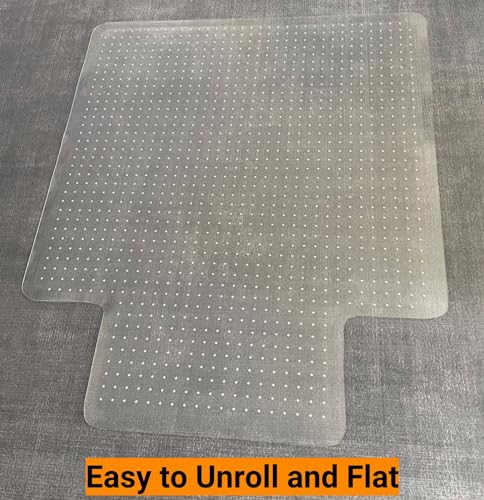 36"x 48"Office Chair Mat for Carpet, Heavy Duty Floor Protector - size: 36"x 48" Clear