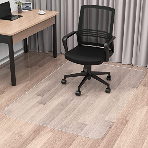 Blvornl Office Chair Mat for Hard Wood Floor, Transparent, 51 X 63in - size: 51 X 63in