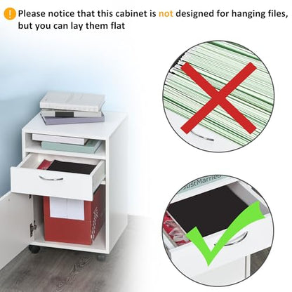 Nordic Minimalist Office Storage Cabinet with Mobile Wheels