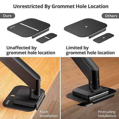 AVLT Dual Monitor Arm and Reinforcement Plate