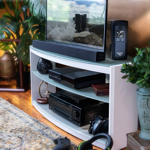 CyberPower CP850AVRLCD Intelligent LCD UPS Battery Backup | Surge Protector, 850VA/510W, 9 Outlets, AVR, Mini-Tower - size: 850VA