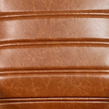 Flash Furniture LeatherSoft Executive Office Chair, Brown/Black | 360° Swivel, Height Adjustable, Commercial Grade - color: Brown Leathersoft/Black Frame