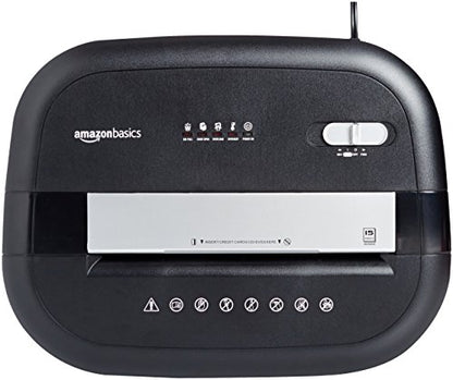 Amazon Basics 15 Sheet - original model Cross Cut Paper, CD Credit Card Office Shredder, Black - size: 15 Sheet