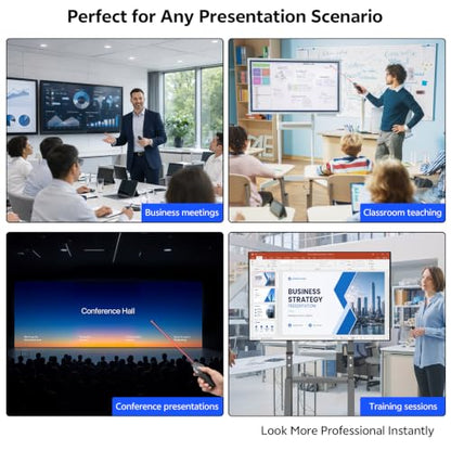 Presentation Clicker for PowerPoint, Wireless Presenter Remote USB Receiver