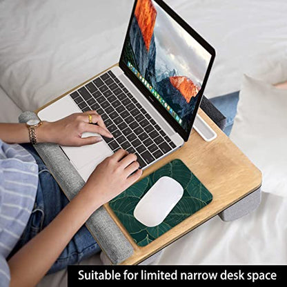 Audimi Small Mouse Pad 6 x 8 Inch, Mini Mouse Pad Thick for Laptop Wireless Mouse Home Office Travel, Portable & Washable (Tropical Leaves) - color: Tropical Leaves