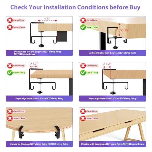 Univivi No Drill Under Desk Cable Management Tray, 28 inch Cable Management - color: Black, size: 28"L x 5.5"W
