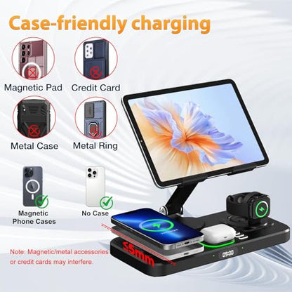 Wireless Charging Station for Apple Devices, Only for Apple Watch Charging - color: Black