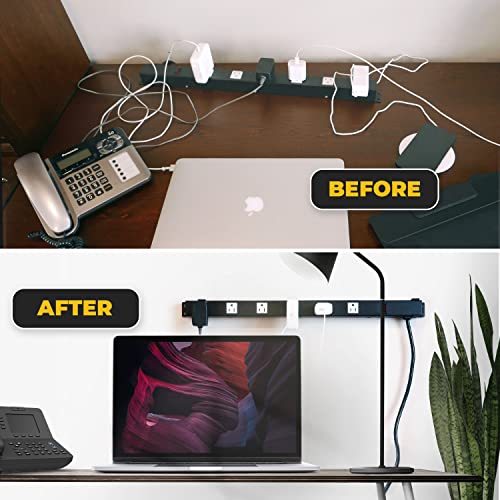 Heavy Duty Metal Power Strip Surge Protector Mounting Brackets, Compatible for All OPENTRON Models and Other Popular Brands