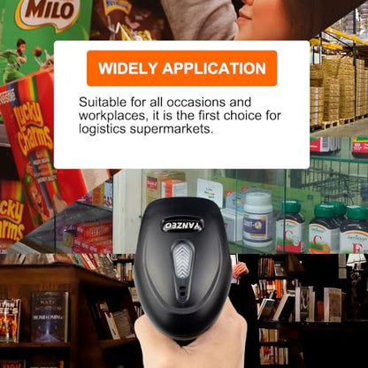 YANZEO Wired USB CCD Handheld Barcode Scanner for Shop Warehouse - style: L1100