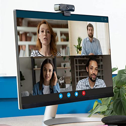 Boom MINI Full HD 1080p Webcam with 90° Wide-Angle Lens, Dual Noise-Reducing Mics, Autofocus, Low-Light Optimization, USB Plug-and-Play for Zoom/Teams/Meet – PC/Mac Laptop Camera