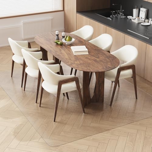 SALLOUS Area Rug for Living Room, 5'x10' Plastic Floor Mat for Home, Waterproof Vinyl Area Mat for Dining Room, Kitchen, Bedroom, Non-Slip Hard Floor Protector Desk Mat for Home Office (Clear) - color: Clear, size: 5' x 10'