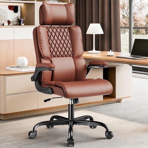 Sytas 400lbs Big and Tall Office Chair with Adjustable Headrest