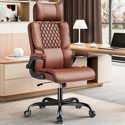 Sytas 400lbs Big and Tall Office Chair with Adjustable Headrest
