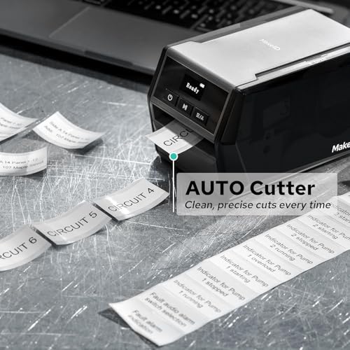 Makeid D50 Industrial Label Maker, 2 Inch Desktop Printer with Auto Cutter