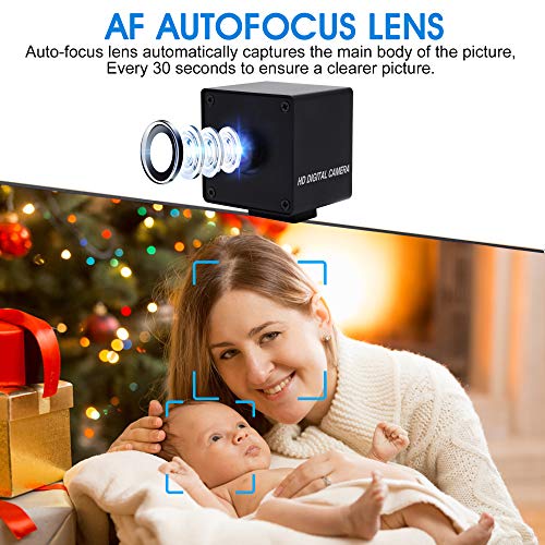 ELP Autofocus High Speed USB Security Camera - 100FPS/60FPS/30FPS PC Webcam | Wide Angle 100° Auto Focus PC Camera for Computer, UVC USB2.0 Industrial Lightburn Camera for Laser, Robotic Machine Vision