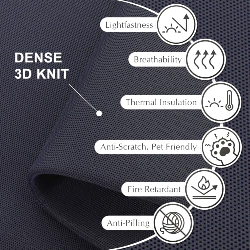DECOLAB Standing Room Divider, Movable Partition Separator 29"x65", Cobalt - color: Cobalt