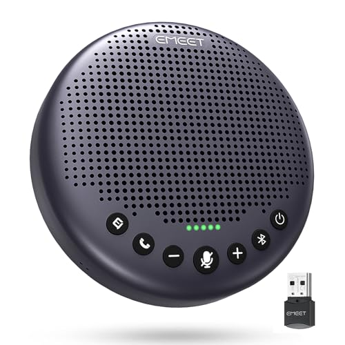 EMEET Luna Plus Conference Speaker and Microphone w/ 8 Mics, 360° Voice Pickup - size: Luna Plus for 10