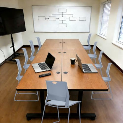 Grey Stackable Chairs Set of 8 for Break Conference Room Church Lobby - color: Grey, size: 8 pack