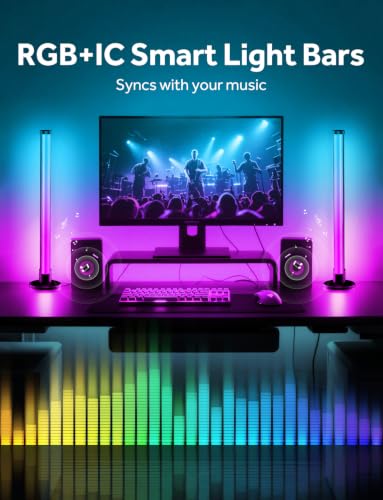Smart LED Light Bars, Gaming Lights RGB IC Light Bar for Room, TV Backlight - size: 17.3 inch