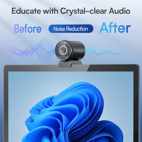 EMEET SmartCam S800 4K Webcam for Streaming, 1/2'' Sensor, Supports HDR - style: S800 1/2" Sensor Dual Autofocus