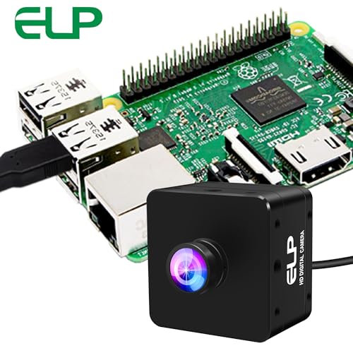 ELP High Speed USB Camera, 1080P/230fps, 4K/60fps, 12MP/30fps, Mini UVC USB3.0/2.0 Lightburn Cameras for Windows, Linux, Mac, Pi, Wide Angle 88°(H) IMX577 Webcam for PC Jetson Nano