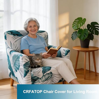 CRFATOP Accent Chair Cover, Stretch Armchair Slipcover for Living Room - color: Color A13