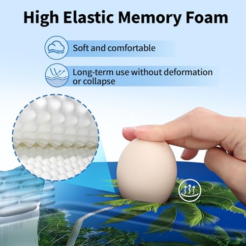 YIWEI Ergonomic Mouse Pad with Wrist Rest for Carpal Tunnel Pain Relief - color: Beach-3