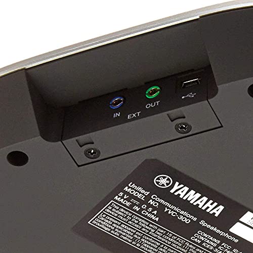 YAMAHA YVC-330 Portable USB & Bluetooth Conference Phone Featuring. SoundCap Technology (Renewed)