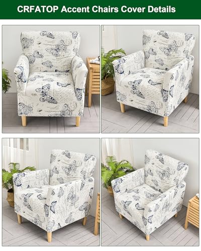 CRFATOP Accent Chair Cover, Stretch Armchair Slipcover for Living Room - color: Color A16