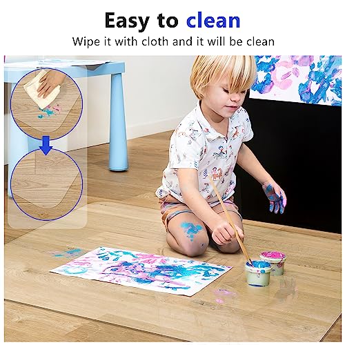 Large Office Chair Mat for Hardwood Floors, 48"×60" - size: 48" X 60" Rectangle (for Hard Floors)