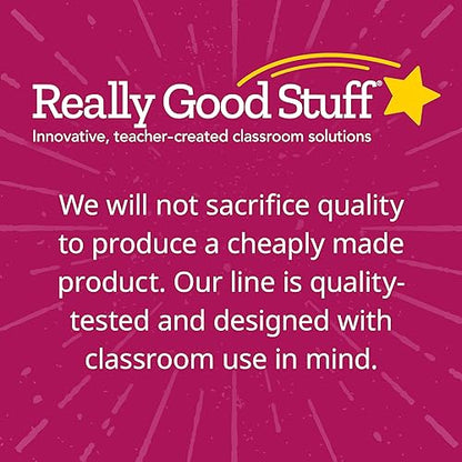 Really Good Stuff Large Privacy Shields, Set of 12, Black Glossy | Ages 4+, PreK+, Enhance Focus & Minimize Distractions for Students, Desk Dividers - color: Black, size: Large 14"H