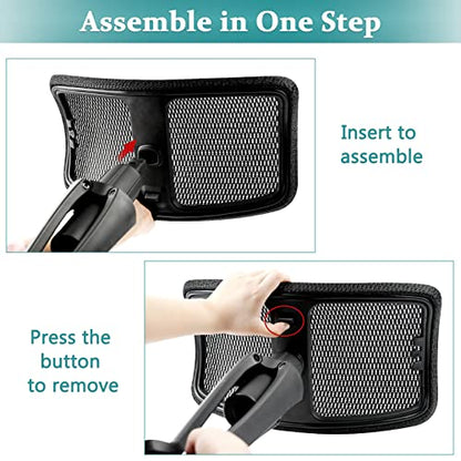Lilithye Footrest for Desk Adjustable Height 2-in-1 Function Rotatable Ergonomic Under Desk Footrest Ottoman Stool Rolling Leg Rest for Home Office (Black) - color: 1-black