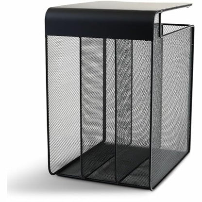 Safco Onyx Hanging Desktop Organizer with 3 Vertical Trays, Under-Desk Storage - style: Three Vertical