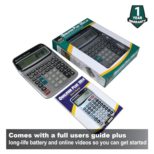 Calculated Industries 43430 Qualifier Plus IIIfx Desktop PRO Calculator | Real Estate Mortgage Finance, Clearly-Labeled Keys, Buyer Pre-Qualifying, Payments, Amortizations, ARMs, Combos, FHA/VA