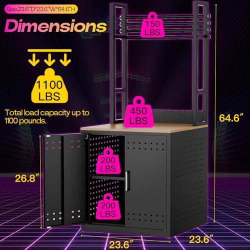 Heavy Duty 3D Printer Stand with Filament Storage,3D Printer Table