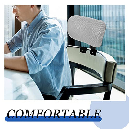 Tofficu Office Chair Headrest Attachment, Adjustable headrest for Office Chair, Adjustable, Ergonomic Height-Adjustable Cushion for Comfort, Fits Most Computer and Desk Chairs - size: Gray-Clip inner diameter 2.2 cm