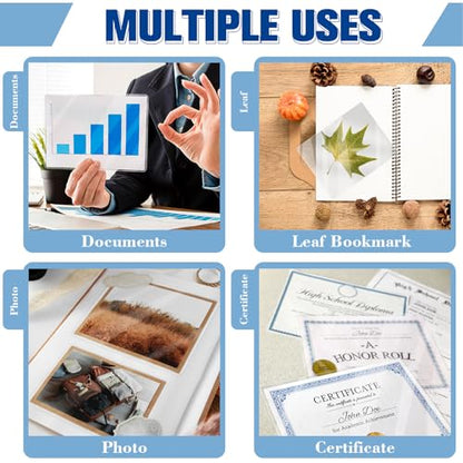 200 Pack 3 mil Lamination Pouches 5.5" x 8.5" Clear Half Page Laminating Pouches Photo Size Laminating Sheets Thermal Laminate Pouch for Menu Flashcards Sign Flyer Certificates - size: 5.5x8.5inch