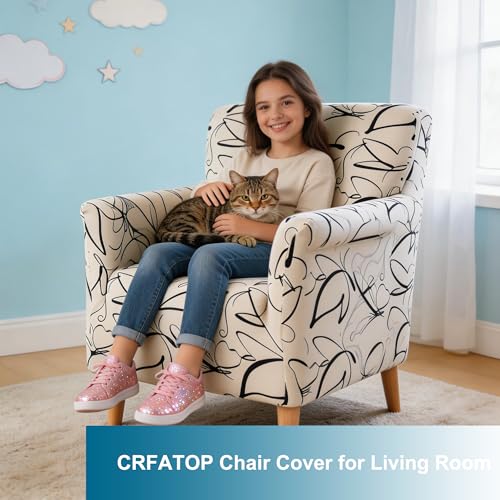 CRFATOP Accent Chair Cover, Stretch Armchair Slipcover for Living Room - color: Color A21