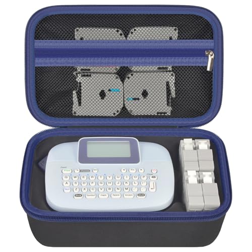 GWCASE Hard Case for Brother P-Touch PTM95 PT90 Handy Label Maker, Black - color: Black