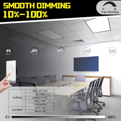 1x2 LED Flat Panel Light Surface Mount 2-Pack, Flush Mount Ceiling Light 24W 2880LM, 5CCT 3000K/3800K/4500K/5200K/6000K, Dimmable Panel Lights Black - color: Black, size: 1Ft. x 2Ft. (2-PACK)