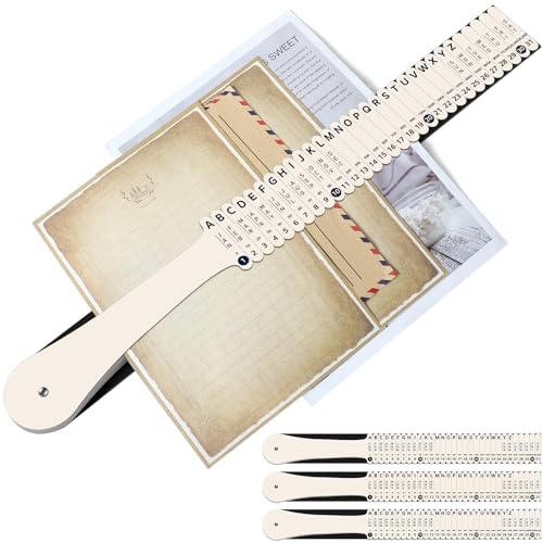 Plastic All-Purpose Document Sorter Alphabetical File Organizer Compact Upright Space Saving Paper Organizer for File Office,Beige,2.52 x 23.5 Inches (2 Sets)